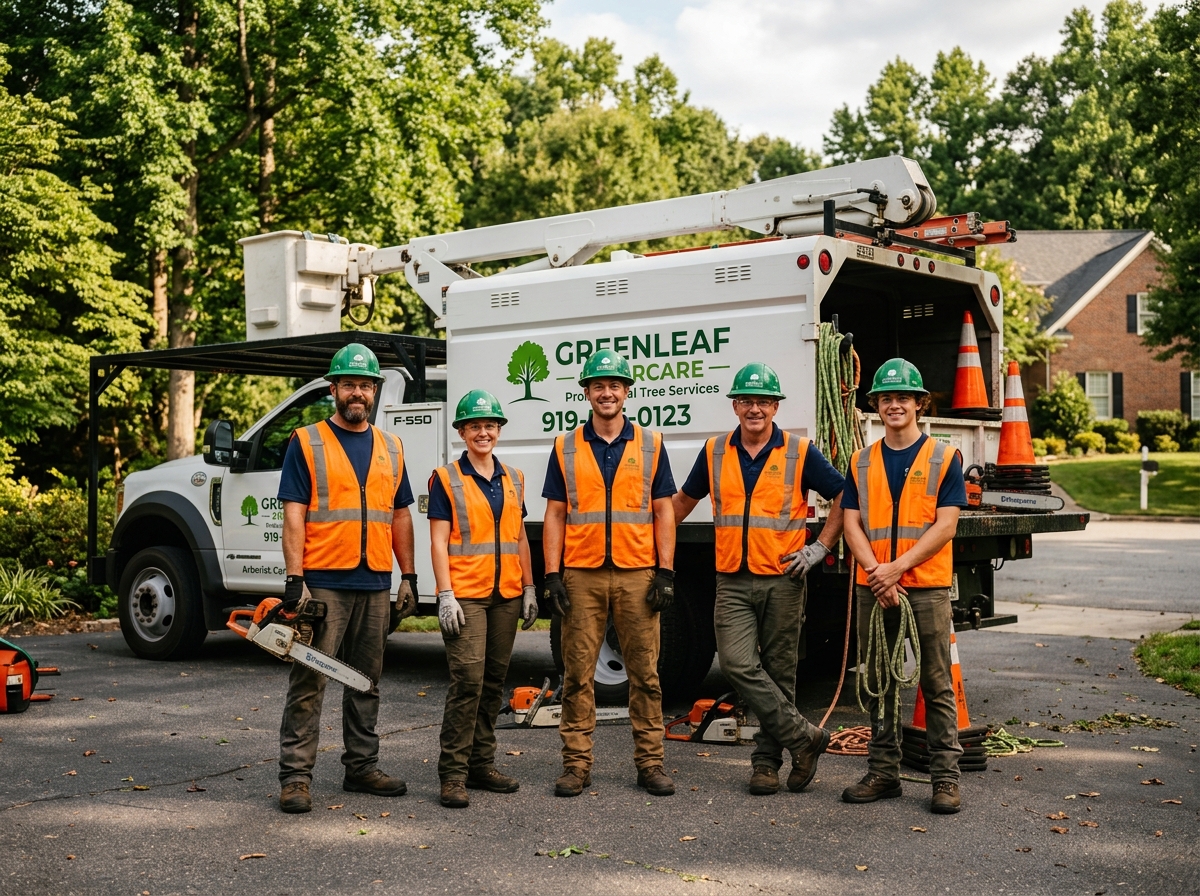 TimberLine Tree Service crew and equipment