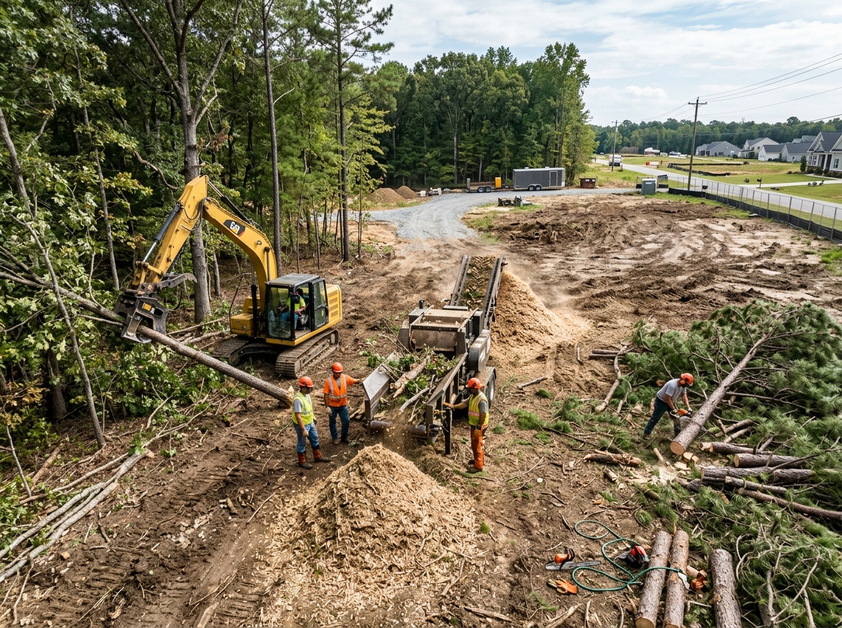 Lot clearing and land management